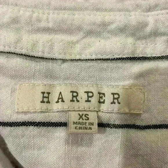 Women’s White Harper Button Up Top - Picture 6 of 7